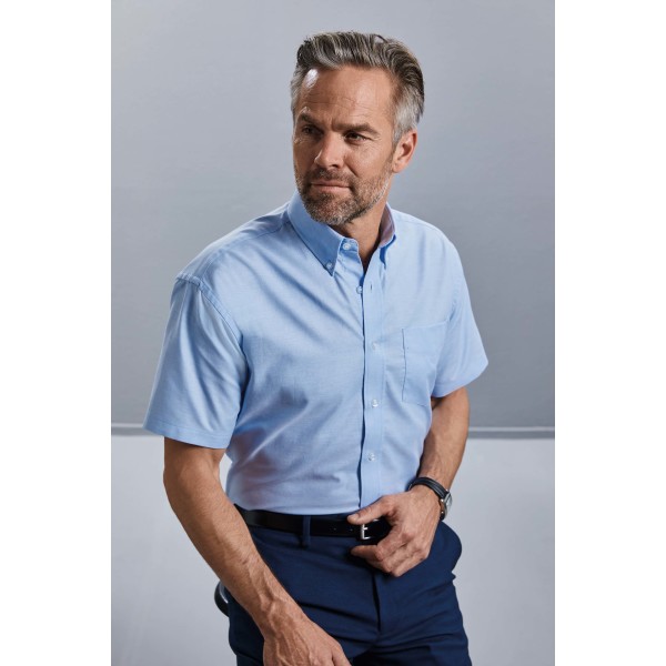 Men's Short Sleeve Easy Care Oxford Shirt