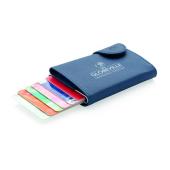 C-Secure aluminium RFID kaarthouder & portemonnee, blauw
