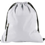 Pongee (190T) drawstring backpack Elise white