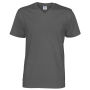 T-Shirt V-Neck Man Charcoal XXL (GOTS)
