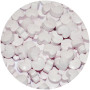 Clic clac hartvormige aardbeiensnoep - Mat zilver