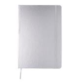 Basic hardcover notesbog A5, sølv