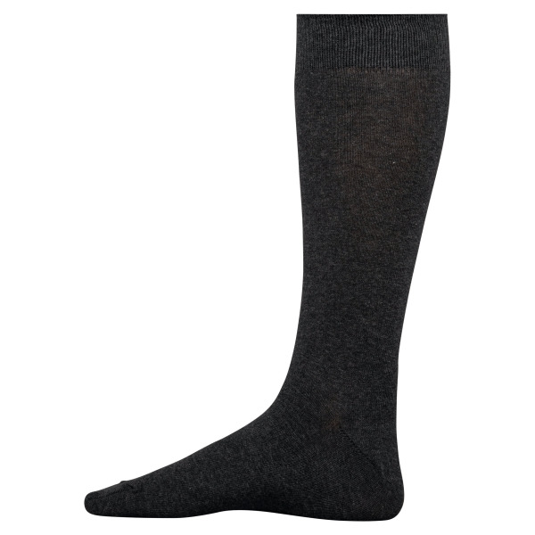 Halflange, geklede sokken van biologisch katoen - 'Origine France Garantie' Dark Grey Heather 35/38 EU