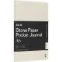 Karst® A6 softcover pocket journal van steenpapier - blanco - Beige