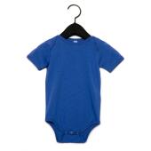 Bella Baby Jersey Short Sleeve Bodysuit, True Royal, 3-6, Bella+Canvas