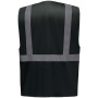 Signalisatie multifunctioneel executive vest Black 5XL