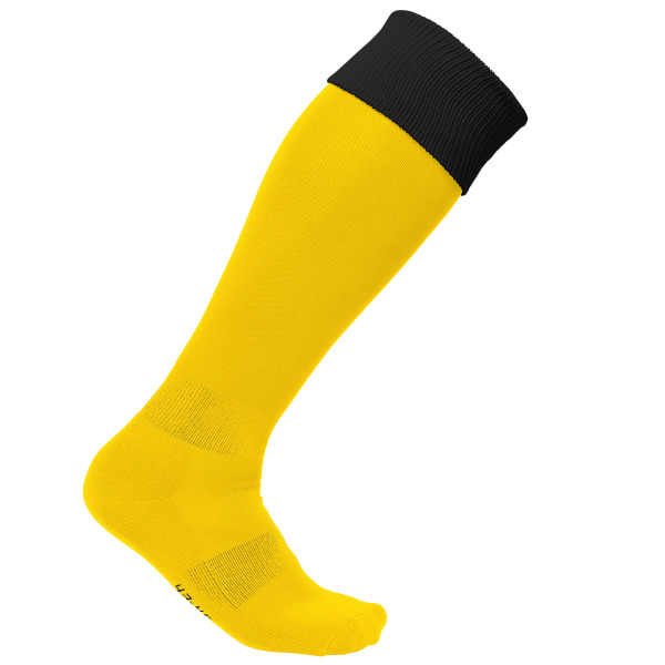 Tweekleurige sportsokken Sporty Yellow / Black 27/30 EU