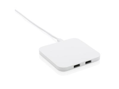 10W draadloze snellader met USB poorten 10W draadloze snellader met USB poorten