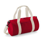 Mini Barrel Bag - Classic Red/Off White - One Size
