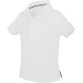 Baby polo korte mouwen White 12M