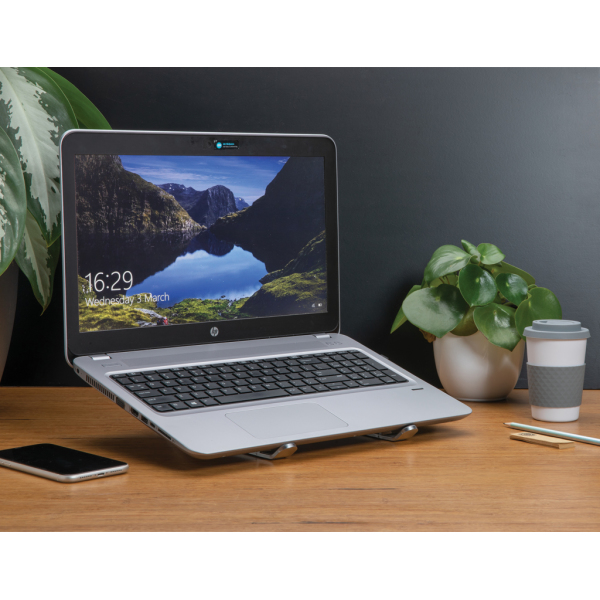 Universele laptop standaard, zilver