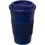 Americano® 350 ml insulated tumbler with grip - Dark blue