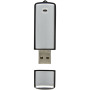 Square USB 2GB - Zilver/Zwart