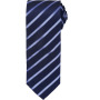 Sports Stripe tie Navy / Royal Blue One Size