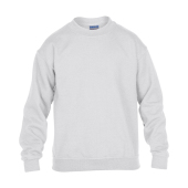 Heavyweight Blend Youth Crew Neck - White - XS (104/110)