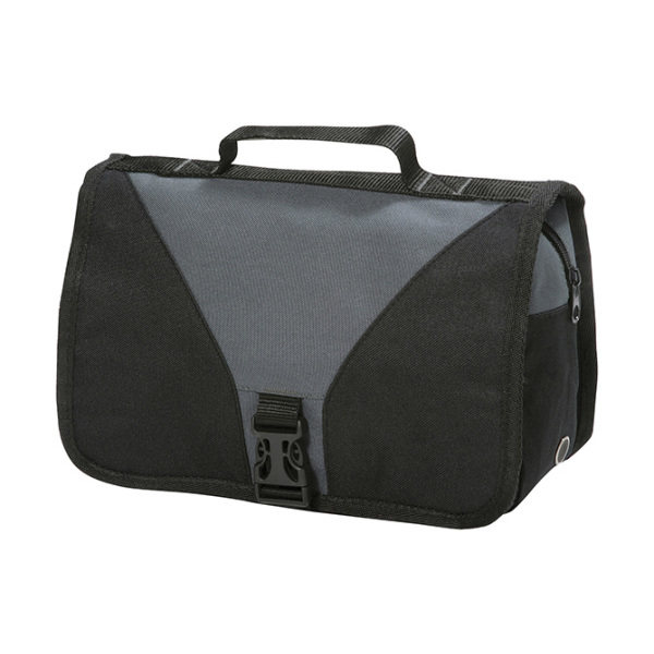 Bristol Toiletry Bag - Dark Grey/Black - One Size