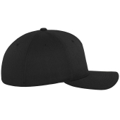 Fitted Baseball Cap - Black - L/XL