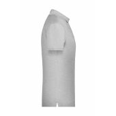 Men's Basic Polo - grey-heather - S
