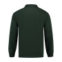 L&S Polosweater Open Hem forest green L