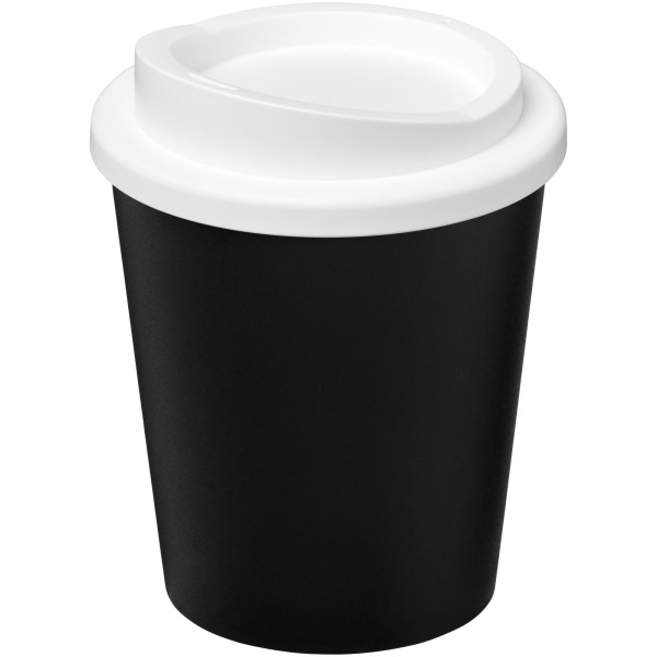 Americano® Espresso Eco 250 ml recycled tumbler - Solid black/White