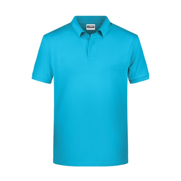 Men's Basic Polo - turquoise - XL