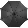 Kyle 23" auto open umbrella wooden shaft and handle - Solid black