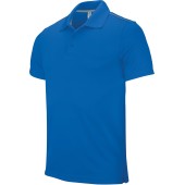 Short-sleeved polo shirt Sporty Royal Blue 3XL