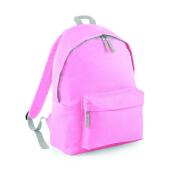 BagBase Kids Fashion Backpack, Classic Pink/Light Grey, ONE, Bagbase