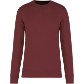 Ecologische sweater met ronde hals Wine XXL