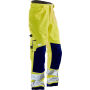 -2263 Hi-vis shell trousers geel/navy s