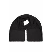 MB6404 Cotton Scarf - black - one size