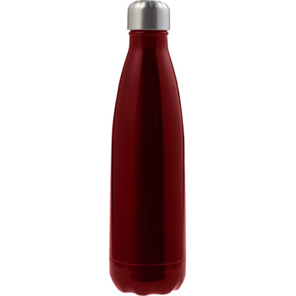 Stainless steel double walled flask Lombok red