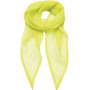 Ladies Chiffon Scarf Lime One Size