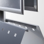 Infostandaard Design Standaard - 25 mm Rechte Hoeken Dubbelzijdig 70 x 100 cm