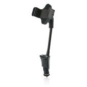 USB autolader met telefoonhouder, zwart USB autolader met telefoonhouder, zwart