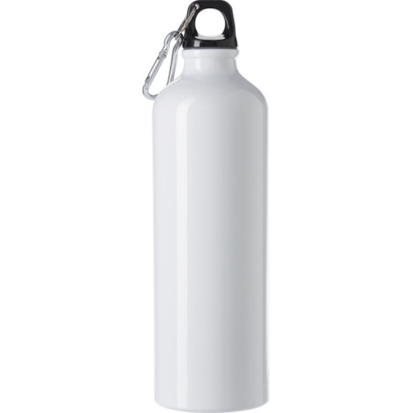 Aluminium flask Gio white
