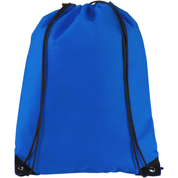 Evergreen non-woven drawstring backpack 5L - Royal blue