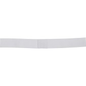 Afneembaar lint voor hoed White 57 cm