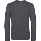 #E190 Men's T-shirt long sleeve Dark Grey 3XL
