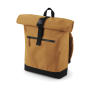 Roll-Top Backpack - Caramel - One Size