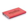 4.000 mAh dunne powerbank, rood, wit