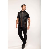 Bodywarmer Day To Day in twee stoffen Navy / Silver 5XL