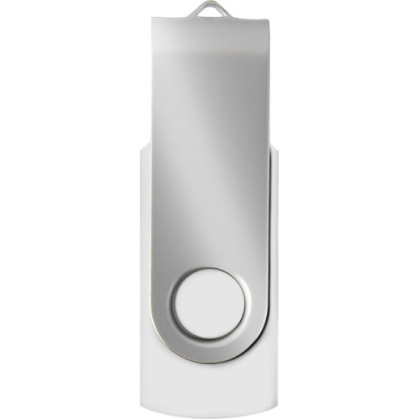 ABS USB drive (16GB/32GB) white/silver