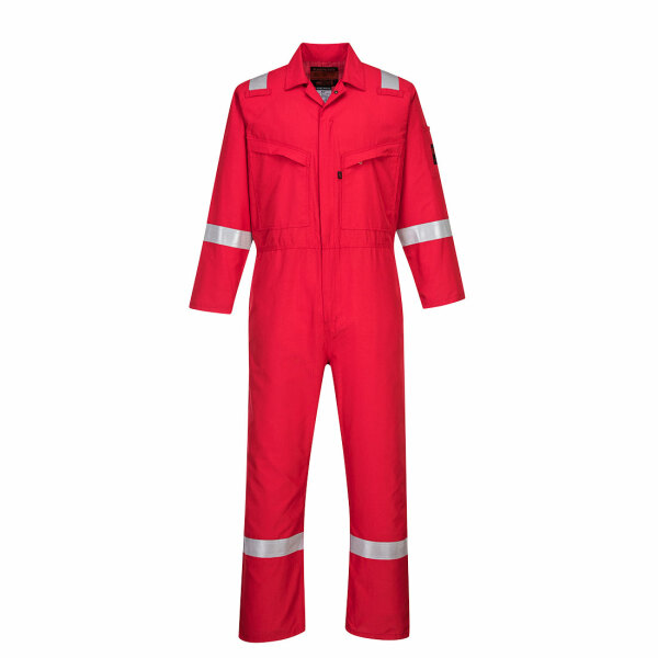 Araflame Silver Coverall Red
