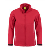 L&S Jacket Softshell for him Red 3XL