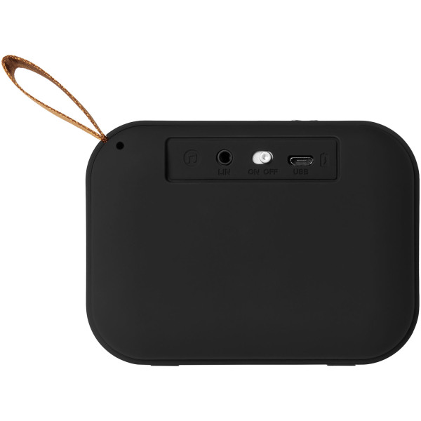 Fashion Bluetooth®-speaker van stof - Grijs