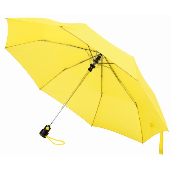 Automatisch te openen opvouwbare paraplu PRIMA geel