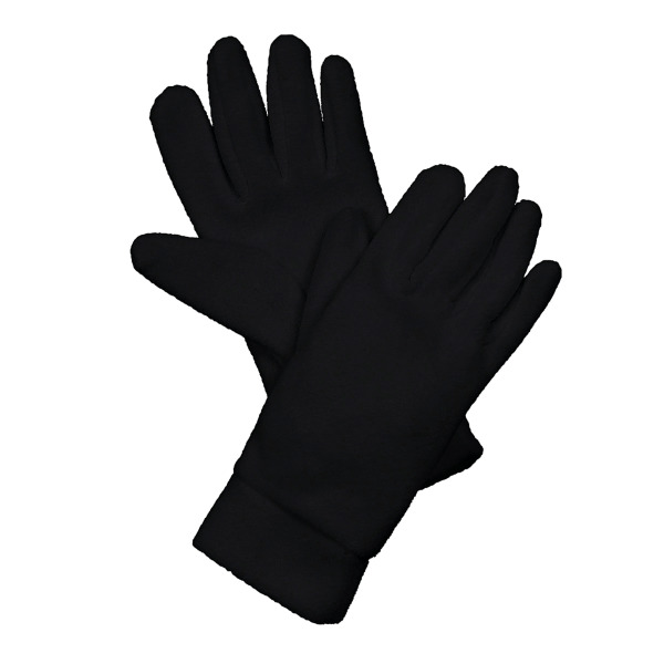 Fleece Handschoenen Black S/M