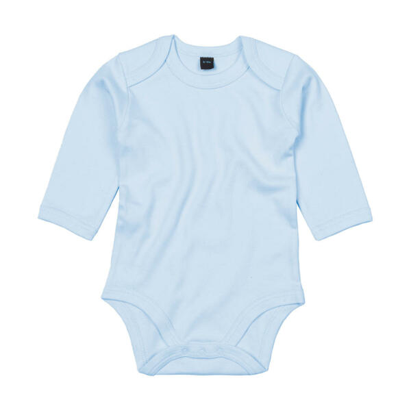 Baby long Sleeve Bodysuit - Dusty Blue - 0-3