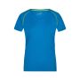 Ladies' Sports T-Shirt - bright-blue/bright-yellow - XXL